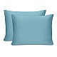Μαξιλαροθήκες ύπνου Tonne Cotton Box Σετ 2 τμχ χρώμα μπλε 50x70εκ.