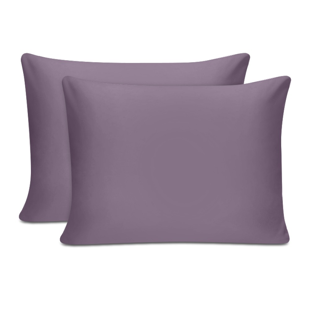 Μαξιλαροθήκες ύπνου Tonne Cotton Box Σετ 2 τμχ χρώμα dusty rose 50x80εκ.