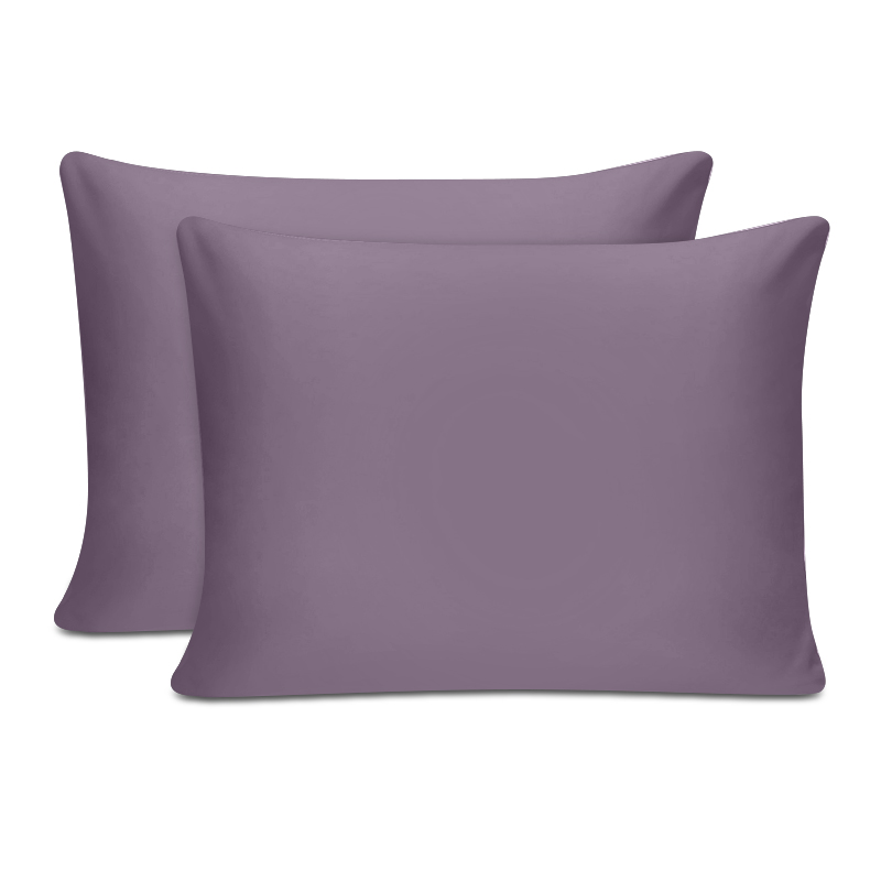 Μαξιλαροθήκες ύπνου Tonne Cotton Box Σετ 2 τμχ χρώμα dusty rose 50x80εκ.