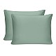 Μαξιλαροθήκες ύπνου Tonne Cotton Box Σετ 2 τμχ χρώμα πράσινο 50x80εκ.