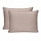 Μαξιλαροθήκες ύπνου Tonne Cotton Box Σετ 2 τμχ χρώμα μπεζ 50x80εκ.
