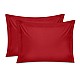 Μαξιλαροθήκες ύπνου Tonne Cotton Box Σετ 2 τμχ χρώμα κόκκινο 50x80+5εκ.