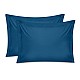 Μαξιλαροθήκες ύπνου Tonne Cotton Box Σετ 2 τμχ χρώμα πετρόλ 50x80+5εκ.
