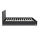 Κρεβάτι Flat Megapap υφασμάτινο χρώμα ανθρακί 160x200εκ. Κρεβάτι Flat Megapap υφασμάτινο χρώμα ανθρακί 160x200εκ.
