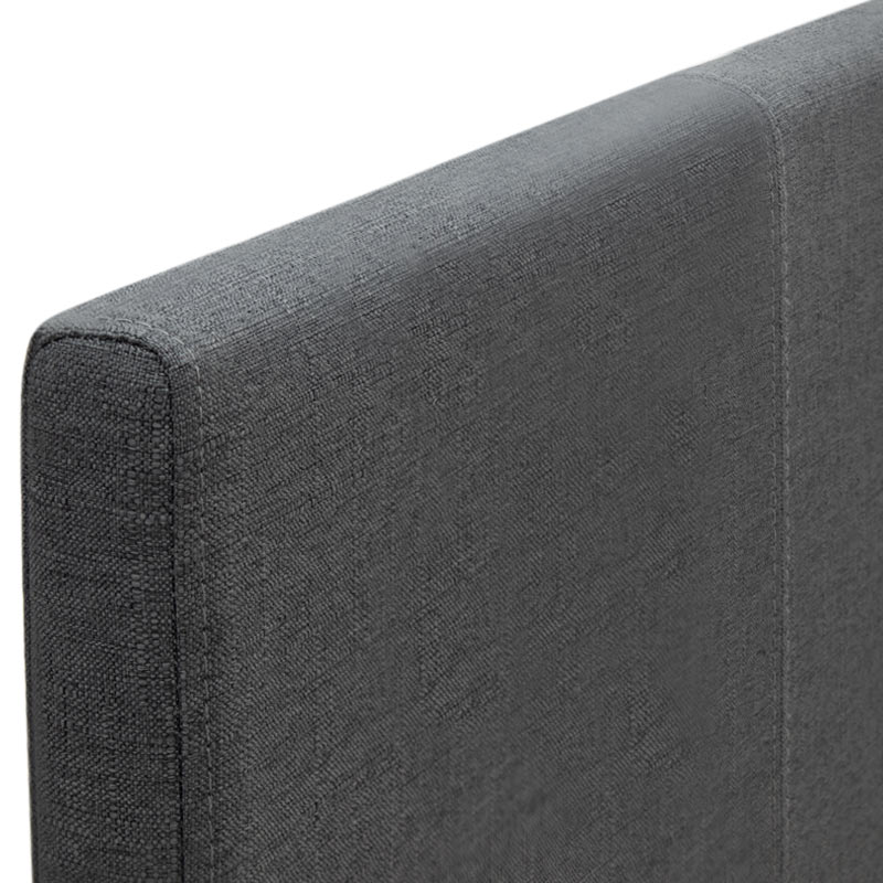 Κρεβάτι Flat Megapap υφασμάτινο χρώμα ανθρακί 160x200εκ. Κρεβάτι Flat Megapap υφασμάτινο χρώμα ανθρακί 160x200εκ.