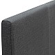Κρεβάτι Flat Megapap υφασμάτινο χρώμα ανθρακί 160x200εκ. Κρεβάτι Flat Megapap υφασμάτινο χρώμα ανθρακί 160x200εκ.