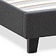 Κρεβάτι Flat Megapap υφασμάτινο χρώμα ανθρακί 160x200εκ. Κρεβάτι Flat Megapap υφασμάτινο χρώμα ανθρακί 160x200εκ.