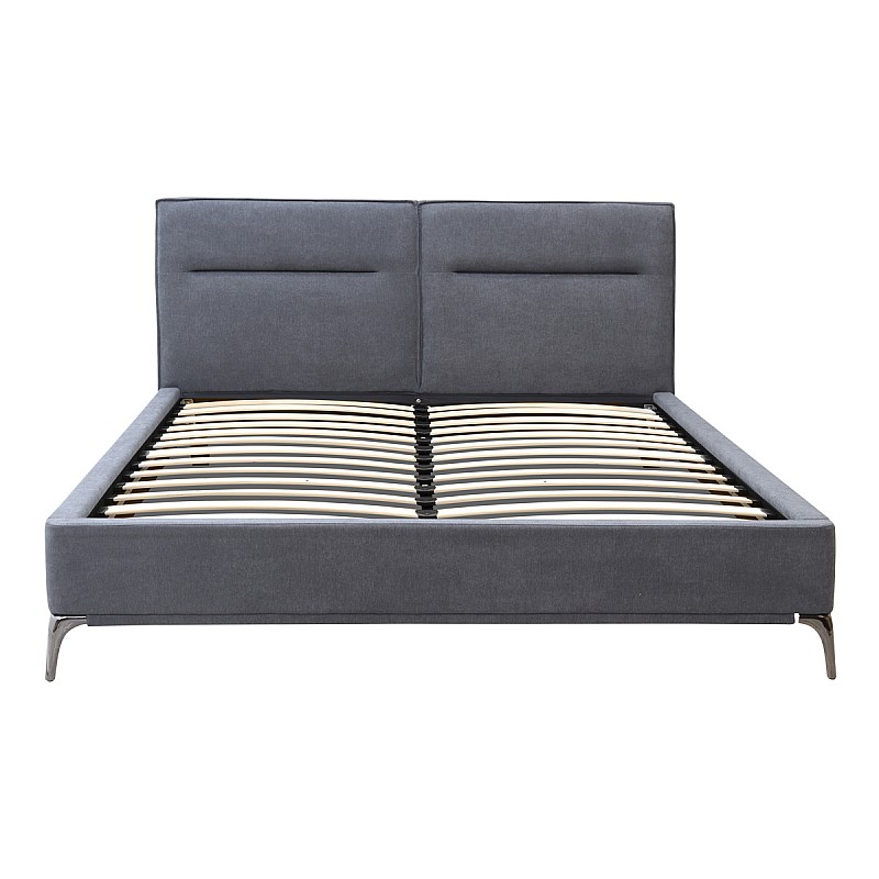 Κρεβάτι Megan Megapap υφασμάτινο χρώμα ανθρακί 160x200εκ. Κρεβάτι Megan Megapap υφασμάτινο χρώμα ανθρακί 160x200εκ.