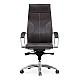 Καρέκλα γραφείου εργονομική Samurai-6 Megapap από τεχνόδερμα σε σκούρο καφέ 70x70x124/134εκ.