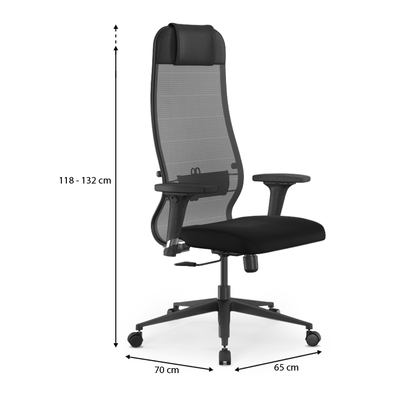 Καρέκλα γραφείου B1-111D Megapap εργονομική με διπλό ύφασμα Mesh χρώμα μαύρο 65x70x118/132εκ. Καρέκλα γραφείου B1-111D Megapap εργονομική με διπλό ύφασμα Mesh χρώμα μαύρο 65x70x118/132εκ.