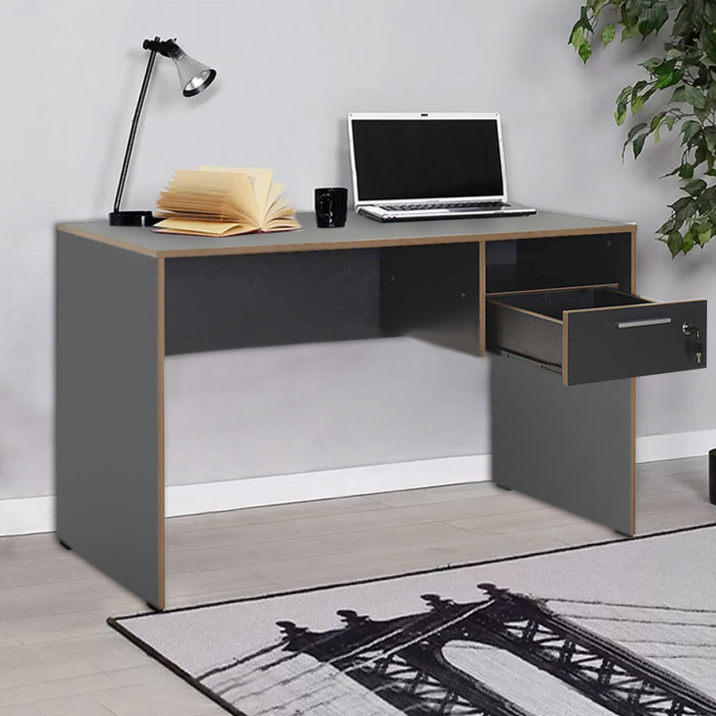 Γραφείο εργασίας Concept Megapap χρώμα ανθρακί 120x60x75εκ. Γραφείο εργασίας Concept Megapap χρώμα ανθρακί 120x60x75εκ.