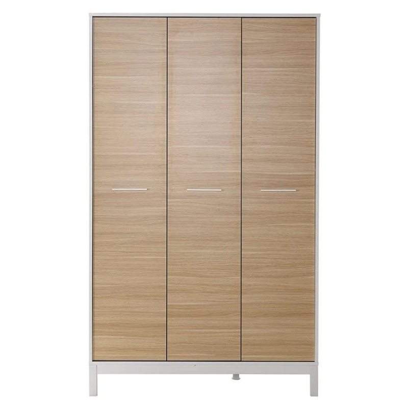 Ντουλάπα ρούχων London Megapap τρίφυλλη χρώμα oak - λευκό 120x52x202εκ. Ντουλάπα ρούχων London Megapap τρίφυλλη χρώμα oak - λευκό 120x52x202εκ.