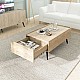 Τραπεζάκι σαλονιού Luna Megapap χρώμα florida oak 102x61x44εκ. Τραπεζάκι σαλονιού Luna Megapap χρώμα florida oak 102x61x44εκ.