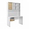 Γραφείο εργασίας London Megapap χρώμα λευκό - oak 120x60x196εκ.
