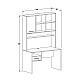Γραφείο εργασίας London Megapap χρώμα λευκό - oak 120x60x196εκ. Γραφείο εργασίας London Megapap χρώμα λευκό - oak 120x60x196εκ.