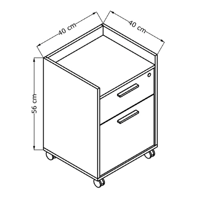 Συρταριέρα γραφείου Gamer Megapap τροχήλατη με κλειδαριά χρώμα μαύρο 40x40x56εκ. Συρταριέρα γραφείου Gamer Megapap τροχήλατη με κλειδαριά χρώμα μαύρο 40x40x56εκ.