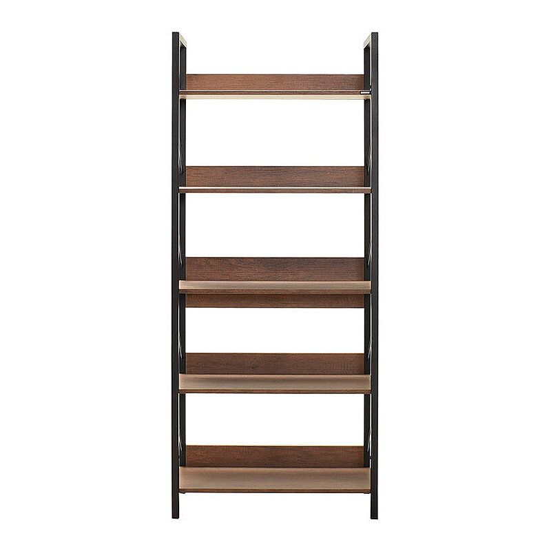 Βιβλιοθήκη Connect Megapap χρώμα καρυδί 73x35x172εκ. Βιβλιοθήκη Connect Megapap χρώμα καρυδί 73x35x172εκ.