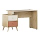 Γραφείο εργασίας Terra Megapap χρώμα florida oak 129x55x75εκ. Γραφείο εργασίας Terra Megapap χρώμα florida oak 129x55x75εκ.