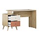 Γραφείο εργασίας Terra Megapap χρώμα florida oak 129x55x75εκ. Γραφείο εργασίας Terra Megapap χρώμα florida oak 129x55x75εκ.