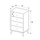 Συρταριέρα Terra Megapap χρώμα florida oak 60x44x100εκ. Συρταριέρα Terra Megapap χρώμα florida oak 60x44x100εκ.