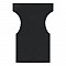 Αδιάβροχο πολυεστερικό πανί Megapap για πολυθρόνα σκηνοθέτη σε χρώμα μαύρο 56x44x80εκ.