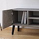 Έπιπλο τηλεόρασης Porto Megapap χρώμα γκρι ρετρό 90x32x42εκ. Έπιπλο τηλεόρασης Porto Megapap χρώμα γκρι ρετρό 90x32x42εκ.
