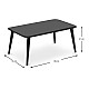 Τραπεζάκι σαλονιού Soul Megapap χρώμα μαύρο 90x55x41εκ. Τραπεζάκι σαλονιού Soul Megapap χρώμα μαύρο 90x55x41εκ.