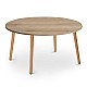 Τραπεζάκι σαλονιού Circle Megapap από μελαμίνη χρώμα oak 90x90x40εκ. Τραπεζάκι σαλονιού Circle Megapap από μελαμίνη χρώμα oak 90x90x40εκ.