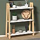 Βιβλιοθήκη Como Megapap από μελαμίνη χρώμα λευκό - oak 63x22x80εκ. Βιβλιοθήκη Como Megapap από μελαμίνη χρώμα λευκό - oak 63x22x80εκ.