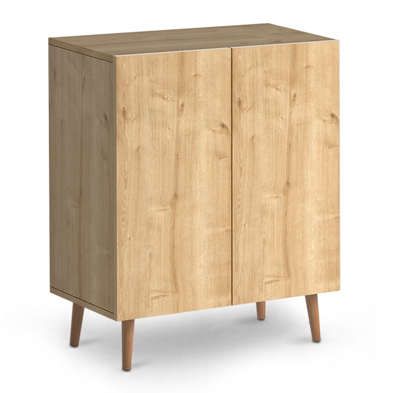 Παπουτσοθήκη Luce Megapap 12 ζευγών χρώμα oak 70x35x85εκ.