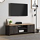 Έπιπλο τηλεόρασης Cube Megapap από μελαμίνη χρώμα pine - industrial grey 120x30x40εκ. Έπιπλο τηλεόρασης Cube Megapap από μελαμίνη χρώμα pine - industrial grey 120x30x40εκ.