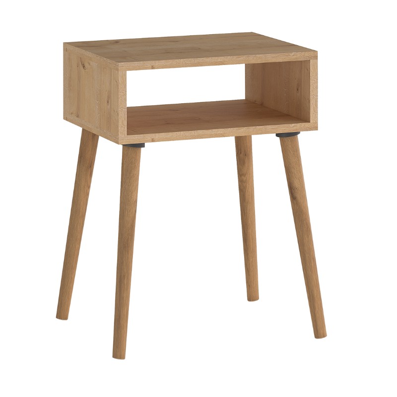 Κομοδίνο Fiona Megapap χρώμα pine oak 45x30x58εκ. Κομοδίνο Fiona Megapap χρώμα pine oak 45x30x58εκ.