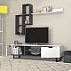 Σύνθεση τηλεόρασης Lonsa Megapap χρώμα λευκό 160x35x40εκ. Σύνθεση τηλεόρασης Lonsa Megapap χρώμα λευκό 160x35x40εκ.