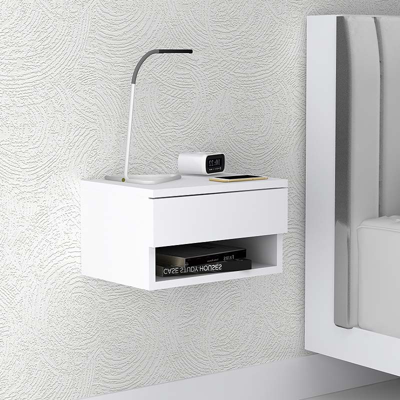 Κομοδίνο επιτοίχιο Mary Megapap χρώμα λευκό 40x30x23εκ. Κομοδίνο επιτοίχιο Mary Megapap χρώμα λευκό 40x30x23εκ.