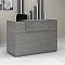 Γραφείο reception Lemmon Megapap χρώμα γκρι σκυροδέματος 160x70x110εκ.
