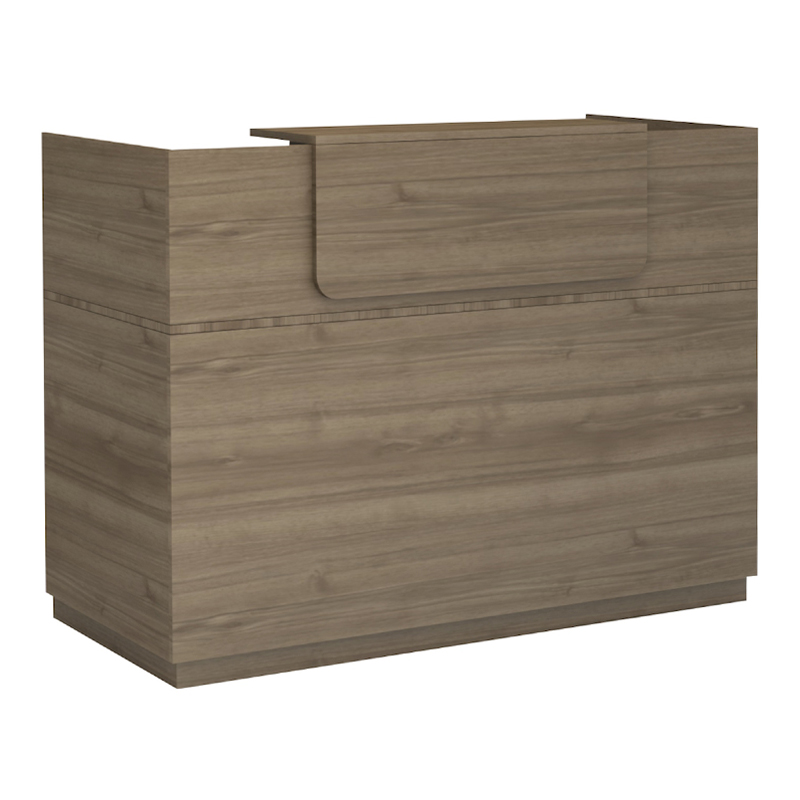 Γραφείο υποδοχής - reception Lemmon Megapap χρώμα καρυδί 160x70x110εκ. Γραφείο υποδοχής - reception Lemmon Megapap χρώμα καρυδί 160x70x110εκ.