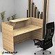 Γραφείο reception μελαμίνης Lemmon Megapap χρώμα sonoma 200x70x110εκ. Γραφείο reception μελαμίνης Lemmon Megapap χρώμα sonoma 200x70x110εκ.