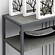 Κονσόλα Kary Megapap χρώμα γκρι σκυροδέματος 120x33x90εκ. Κονσόλα Kary Megapap χρώμα γκρι σκυροδέματος 120x33x90εκ.