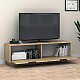 Έπιπλο τηλεόρασης Lisa Megapap χρώμα φυσικό οξιάς 140x35x43cm. Έπιπλο τηλεόρασης Lisa Megapap χρώμα φυσικό οξιάς 140x35x43cm.