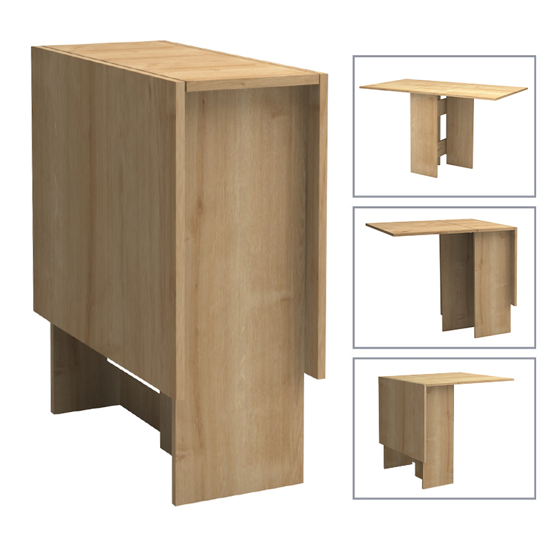 Τραπέζι Pepe Megapap επεκτεινόμενο χρώμα φυσικό οξιάς 28(56+56)x77x75εκ.