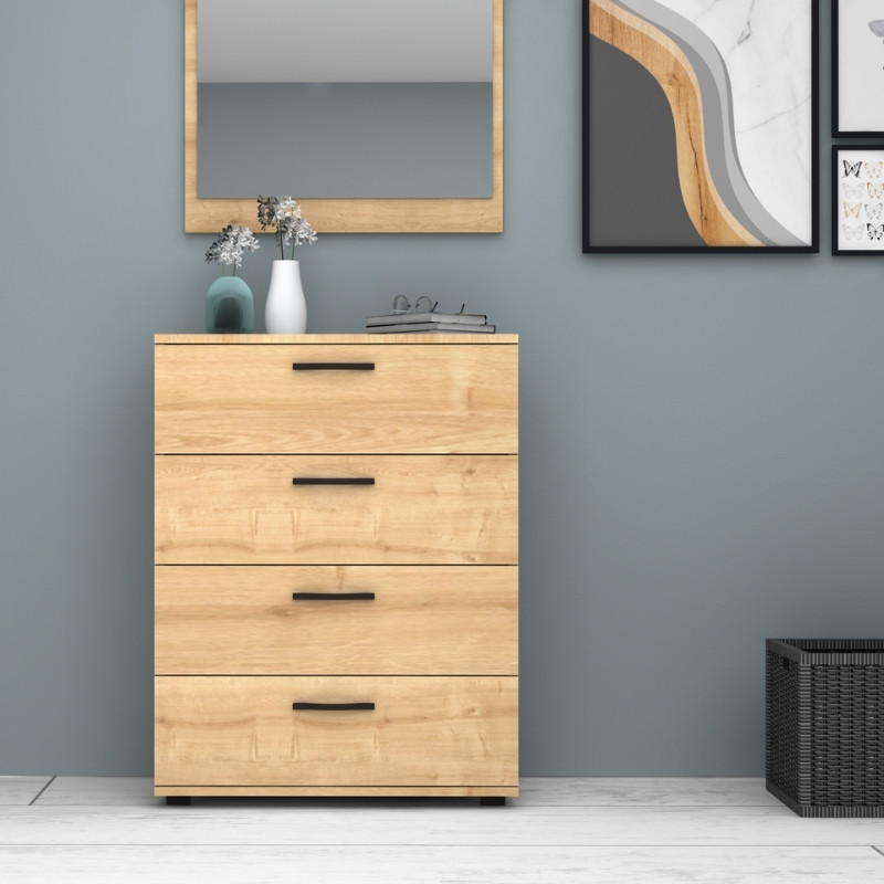 Συρταριέρα Velika Megapap χρώμα φυσικό οξιάς 73x44x96εκ. Συρταριέρα Velika Megapap χρώμα φυσικό οξιάς 73x44x96εκ.