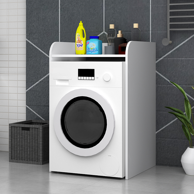 Έπιπλο πλυντηρίου Toren Megapap χρώμα λευκό 65x60x100εκ.