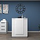 Γραφείο υποδοχής - reception Gemini Megapap χρώμα λευκό 90x50x110εκ. Γραφείο υποδοχής - reception Gemini Megapap χρώμα λευκό 90x50x110εκ.