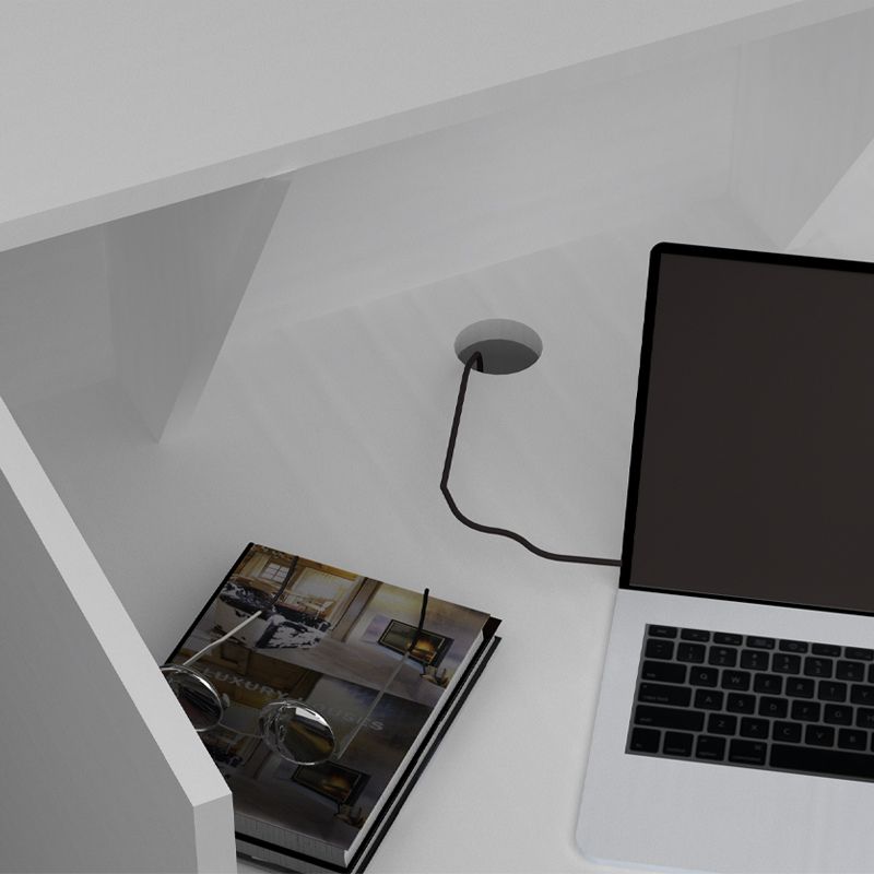 Γραφείο υποδοχής - reception Gemini Megapap χρώμα λευκό 90x50x110εκ. Γραφείο υποδοχής - reception Gemini Megapap χρώμα λευκό 90x50x110εκ.