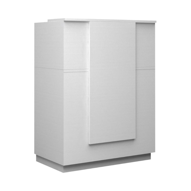 Γραφείο υποδοχής - reception Gemini Megapap χρώμα λευκό 90x50x110εκ. Γραφείο υποδοχής - reception Gemini Megapap χρώμα λευκό 90x50x110εκ.