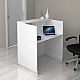 Γραφείο υποδοχής - reception Gemini Megapap χρώμα λευκό 100x70x110εκ. Γραφείο υποδοχής - reception Gemini Megapap χρώμα λευκό 100x70x110εκ.