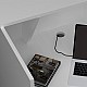 Γραφείο υποδοχής - reception Gemini Megapap χρώμα λευκό 120x70x110εκ. Γραφείο υποδοχής - reception Gemini Megapap χρώμα λευκό 120x70x110εκ.
