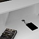 Γραφείο υποδοχής - reception Gemini Megapap χρώμα λευκό 120x70x110εκ. Γραφείο υποδοχής - reception Gemini Megapap χρώμα λευκό 120x70x110εκ.