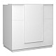 Γραφείο υποδοχής - reception Gemini Megapap χρώμα λευκό 120x70x110εκ. Γραφείο υποδοχής - reception Gemini Megapap χρώμα λευκό 120x70x110εκ.