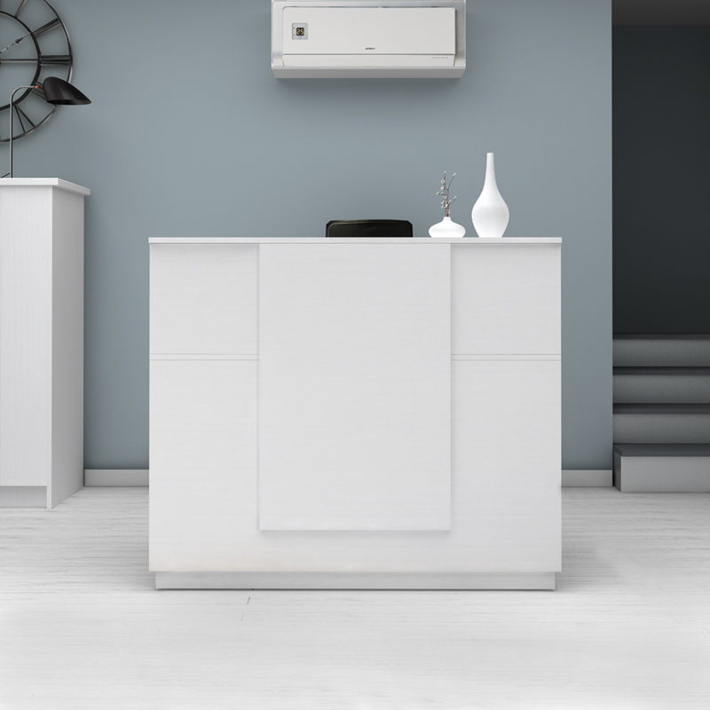 Γραφείο υποδοχής - reception Gemini Megapap χρώμα λευκό 150x70x110εκ. Γραφείο υποδοχής - reception Gemini Megapap χρώμα λευκό 150x70x110εκ.
